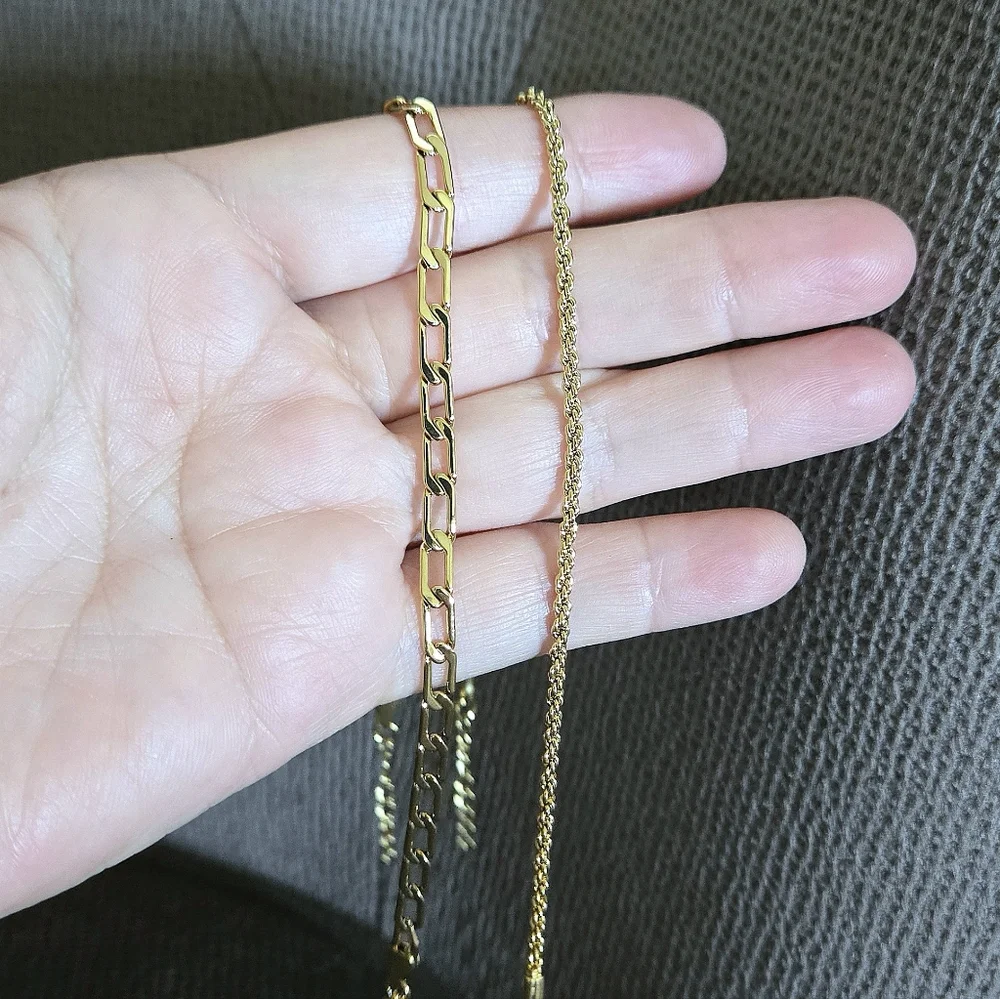 Aquamir Waterproof Double✌️Gold💛 Anklet🦶 Set - NIB - Picture 6 of 16